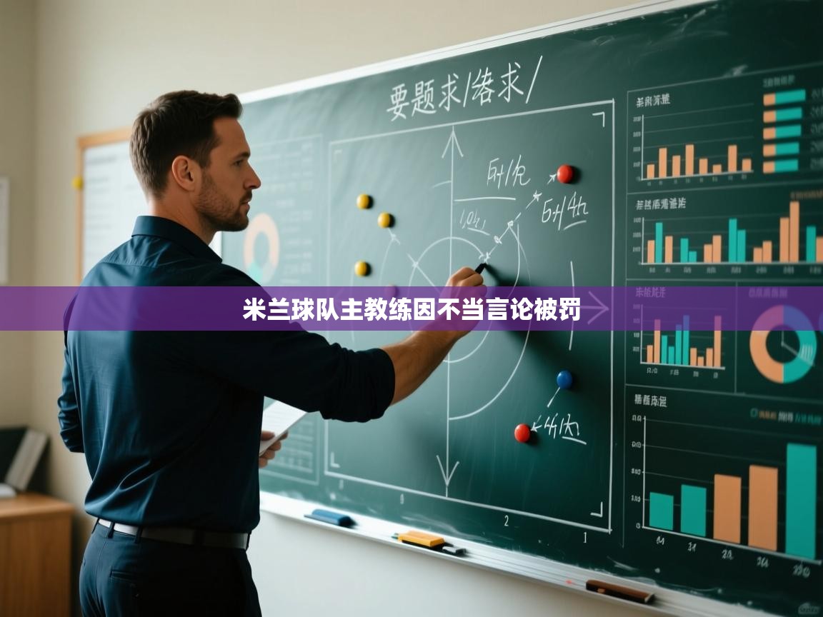 米兰球队主教练因不当言论被罚  第1张