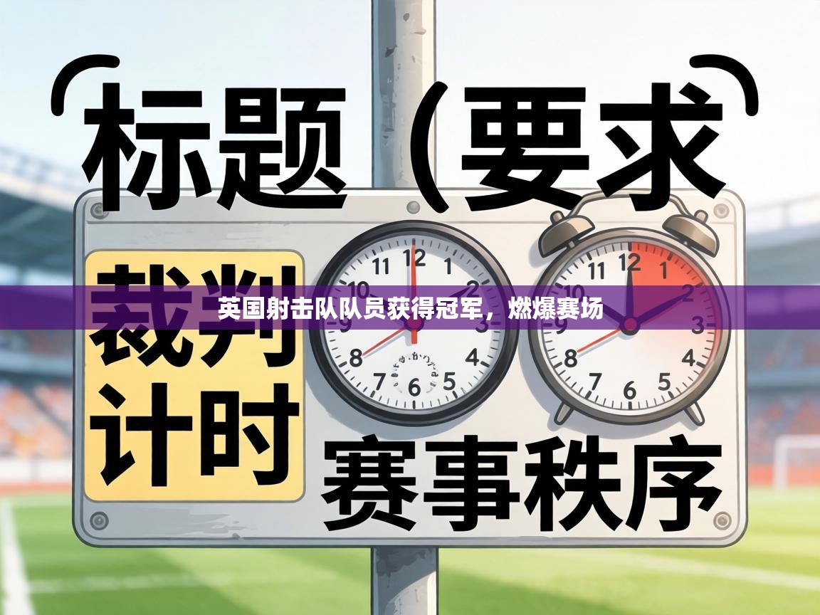 英国射击队队员获得冠军，燃爆赛场